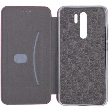 Кожаный чехол-книжка Classy для Xiaomi Redmi 9 – Бордовый