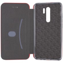 Кожаный чехол-книжка Classy для Xiaomi Redmi 9 – Красный