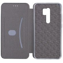 Кожаный чехол-книжка Classy для Xiaomi Redmi 9 – Темно-синий