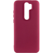 Чохол Silicone Cover Lakshmi (AA) для Xiaomi Redmi 9 – Бордовий