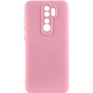 Чехол TPU GETMAN Liquid Silk Full Camera для Xiaomi Redmi 9 (Розовый)