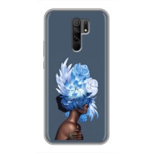 Чехлы (ART) Цветы на Xiaomi Redmi 9 (VPrint) (Цветы на голове)