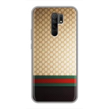 Чехлы Бренд GUCCI для Xiaomi Redmi 9 – Фон Гуччи