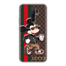 Чехлы Бренд GUCCI для Xiaomi Redmi 9 – Маус Гуччи