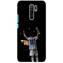 Чехлы Лео Месси Аргентина для Xiaomi Redmi 9 (Лео Чемпион)