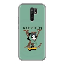 Чохли Луі Вітон для Xiaomi Redmi 9 (AlphaPrint - LOUIS VUITTON) (Міккі Маус LV)