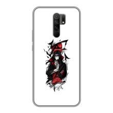 Чехлы на тему: Итачи Учиха для Xiaomi Redmi 9 (AlphaPrint) (Итачи с атрибутами)