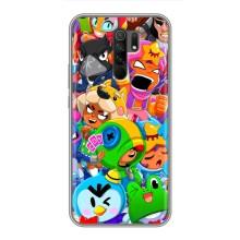 Чехлы Brawl Stars для Xiaomi Redmi 9 (AlphaPrint)