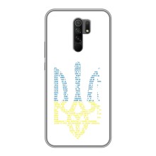 Чохли для Xiaomi Redmi 9 Укр. Символіка (AlphaPrint) (Герб з букв)