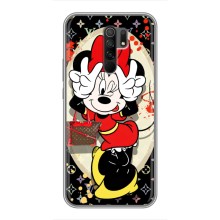 Чехол Disney Mouse Xiaomi Redmi 9 (PREMIUMPrint) (Минни peace)