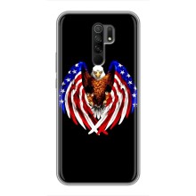 Чохол Прапор USA для Xiaomi Redmi 9 (Крила США)