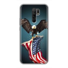 Чохол Прапор USA для Xiaomi Redmi 9 (Орел і прапор)