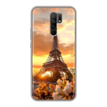 Чохол Ейфелева Вежа Xiaomi Redmi 9 - (AlphaPrint) (Сонячня вежа)