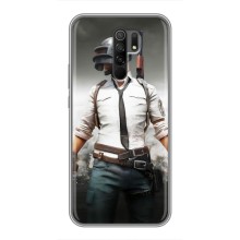 Чехол PUBG для Редми 9 (AlphaPrint) (Пабг мен)