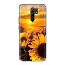 Чохол з Квітами для Xiaomi Redmi 9 – поле соняшників