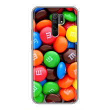 Чехол с изображением  вкусной еды для Xiaomi Redmi 9 – Разноцветные M&M'S