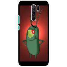 Чехол с картинкой "Одноглазый Планктон" на Xiaomi Redmi 9 (Стильный Планктон)