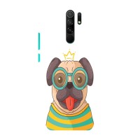 Бампер для Xiaomi Redmi 9 с картинкой "Песики" (Собака Король)