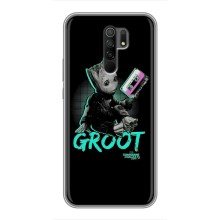 Чехол Супергерои Марвел на Редми 9 (Groot)