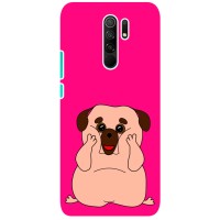 Чехол (ТПУ) Милые собачки для Xiaomi Redmi 9 (Веселый Мопсик)