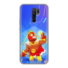 Чехол (ТПУ) с героями Бравл Старс на Xiaomi Redmi 9 (Эль Примо)