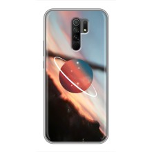 Чехол (ТПУ) с планетами на Xiaomi Redmi 9 – Сатурн