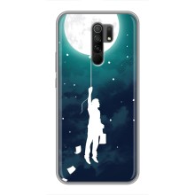 Чохол (ТПУ) з планетами на Xiaomi Redmi 9 – To The moon