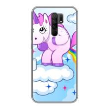 Чохол Unicorn на Xiaomi Redmi 9 (Веселка Єдиноріга)
