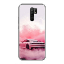 Чохол з авто Порше для Xiaomi Redmi 9 – Рожевий Порше