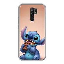 Чехол с рисунком Стич для Xiaomi Redmi 9 – Стич с шоколадом