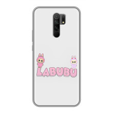 Чохол з принтом Лабубу для Xiaomi Redmi 9 – Логотип Лабубу