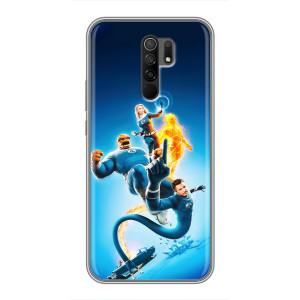 Чехол с принтом Фантастическая четверка для Xiaomi Redmi 9