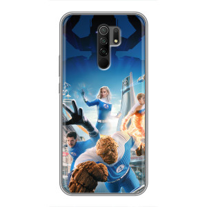 Чехол с принтом Фантастическая четверка для Xiaomi Redmi 9