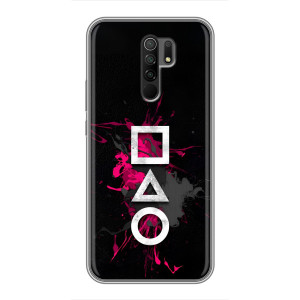 Чохол Гра в кальмара для Xiaomi Redmi 9