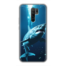 Чехол с картинкой «Хищники» для Xiaomi Redmi 9 – Акула