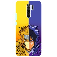 Купить Чехлы на телефон с принтом Anime для Редми 9 (Naruto Vs Sasuke)