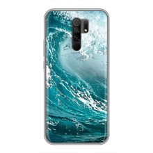 Летний Чехол на Xiaomi Redmi 9 (Морская волна)