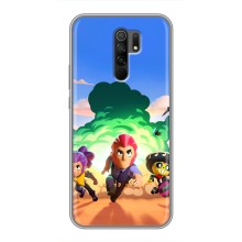 Силиконовый Чехол на Xiaomi Redmi 9 с картинкой Brawl Stars (Бравел Старс)