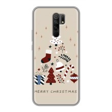 Різдвяні Чохли для Xiaomi Redmi 9 (VPrint) (Merry Christmas)