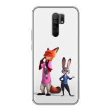Силіконовий чохол з принтом Зоотрополіс для Xiaomi Redmi 9 – Джуді і Нік