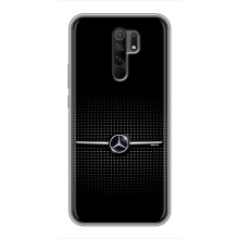 Силиконовый бампер с картинкой машины на Xiaomi Redmi 9 (Mercedes)