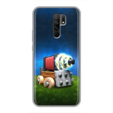 Силиконовый Чехол (атрибутика Клеш Роял) для Xiaomi Redmi 9 – Пушка