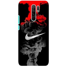 Силиконовый Чехол на Xiaomi Redmi 9 с картинкой Nike – Nike дым