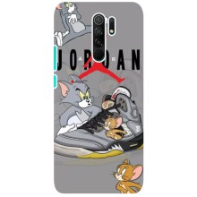 Силиконовый Чехол Nike Air Jordan на Редми 9 (Air Jordan)