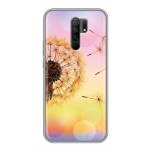 Силіконовий Чохол з кульбабками на Xiaomi Redmi 9 (Квітка-кульбаба)