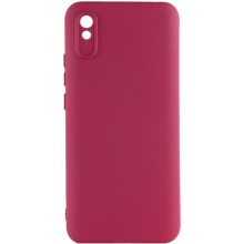 Чехол Silicone Cover Lakshmi Full Camera (A) для Xiaomi Redmi 9A – Бордовый