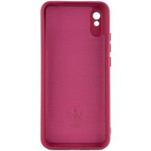 Чехол Silicone Cover Lakshmi Full Camera (A) для Xiaomi Redmi 9A – Бордовый