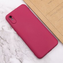 Чехол Silicone Cover Lakshmi Full Camera (A) для Xiaomi Redmi 9A – Бордовый