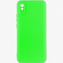 Чехол Silicone Cover Lakshmi Full Camera (A) для Xiaomi Redmi 9A – Салатовый