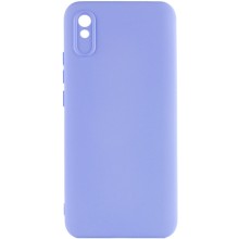 Чехол Silicone Cover Lakshmi Full Camera (A) для Xiaomi Redmi 9A – Сиреневый